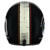 Daytona Helmets DOT Approved Daytona Cruiser Open Face Motorcycle Helmet - Men, Women & Youth - With Visor & Graphics - W/ Daytona 30th