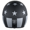 DOT Approved Daytona Cruiser Open Face Motorcycle Helmet - Men, Women & Youth - With Visor & Graphics - W/ Captain America Stealth