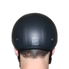 D.O.T. Daytona Skull Cap- Leather Covered