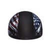 Daytona Helmets DOT Approved Daytona Motorcycle Half Face Helmet - Skull Cap Graphics for Men & Women, Scooters, ATVs, UTVs & Choppers - W/ USA