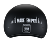 Daytona Helmets DOT Approved Daytona Motorcycle Half Face Helmet - Skull Cap Graphics for Men & Women, Scooters, ATVs, UTVs & Choppers - W/ Make 'Em Pay
