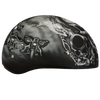 DOT Approved Daytona Motorcycle Half Face Helmet - Skull Cap Graphics for Men & Women, Scooters, ATVs, UTVs & Choppers - W/ Guns