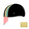 DOT Approved Daytona Motorcycle Half Face Helmet - Skull Cap Graphics for Men & Women, Scooters, ATVs, UTVs & Choppers - W/ Freedom