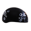 Daytona Helmets DOT Approved Daytona Motorcycle Half Face Helmet - Skull Cap Graphics for Men & Women, Scooters, ATVs, UTVs & Choppers - W/ Come Get 'Em