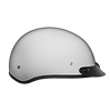 Daytona Helmets DOT Approved Daytona Skull Cap Half Shell Motorcycle Helmet - Beanie Style for Motorcycles, Cruisers, Scooters, and Mopeds - Pearl White