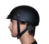 DOT Approved Daytona Skull Cap Half Shell Motorcycle Helmet - Beanie Style for Motorcycles, Cruisers, Scooters, and Mopeds - Gun Metal Grey Metallic