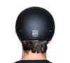 Daytona Helmets DOT Approved Daytona Skull Cap Half Shell Motorcycle Helmet - Beanie Style for Motorcycles, Cruisers, Scooters, and Mopeds - Black Cherry