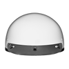 DOT Approved Daytona Skull Cap Half Shell Motorcycle Helmet - Beanie Style for Motorcycles, Cruisers, Scooters, and Mopeds - Hi-Gloss White
