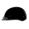 Daytona Helmets DOT Approved Daytona Skull Cap Half Shell Motorcycle Helmet - Beanie Style for Motorcycles, Cruisers, Scooters, and Mopeds - Hi-Gloss Black