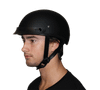 Daytona Helmets DOT Approved Daytona Skull Cap Half Shell Motorcycle Helmet - Beanie Style for Motorcycles, Cruisers, Scooters, and Mopeds - Hi-Gloss Black