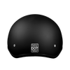 DOT Approved Daytona Skull Cap Half Shell Motorcycle Helmet - Beanie Style for Motorcycles, Cruisers, Scooters, and Mopeds W/O Visor- Dull Black