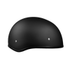 DOT Approved Daytona Skull Cap Half Shell Motorcycle Helmet - Beanie Style for Motorcycles, Cruisers, Scooters, and Mopeds W/O Visor- Dull Black