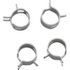ALL Balls #FS00063 - Refill Clamp Kit - Fuel Line/Band - Parallel Ear - Silver - 11 mm - 4 Pack