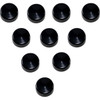 Drag Specialties - Bolt Covers - Hex - 5/8" - Black - 10 Pack
