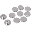 Drag Specialties - Bolt Covers - Allen/Buttonhead - Top Cover Only - 1/4" - Chrome - 10 Pack
