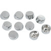 Drag Specialties - Bolt Covers - Hex - Side Cut - 5/16" - Chrome - 10 Pack