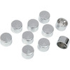 Drag Specialties - Bolt Covers - 12 Point - 1/4" - Chrome - 10 Pack