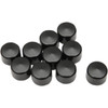 Drag Specialties - Bolt Covers - Allen/Socket - 3/16" - Black - 10 Pack