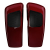 HR3 Billiard Red 6 X 9" Saddlebags Lid Speaker Cutouts W/ Grill For Harley Touring Models 2014-2023
