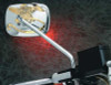 Custom Chrome Chrome Die-Cast Custom Mirror Long Stem Fit For Harley Models On Left Or Right