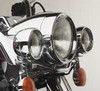 Custom Chrome 5 3/4 - Passing Lamp Trim Rings Fit For Harley Sportster XL1200C 883C 96-14