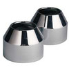 Custom Chrome Fork Boot Caps Fit For Harley FXWG from 80-86 Softail models from 84-99
