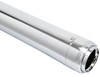 Santee Dual Exhaust Mufflers Pipes Straight Slip On Fit For Harley Touring 17-UP Chrome