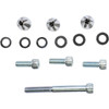 Ciro #10110 - Screw Caps - Windshield - Chrome
