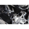 Ciro #70017 - Bolt Caps - Engine - Fluted/Spike - 1/4" - Black Chrome