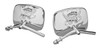 Custom Chrome Motorcycle Left/Right Chrome Live To Ride Die-Cast Mirror