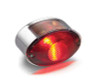 Custom Chrome Mini Cateye Taillight 12 Volt Fit For Harley Models