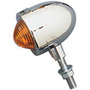 Custom Chrome Custom Mini Amber Bullet Lights with 2" Long Stem Fit For Harley Models