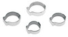 (50)CRIMP TYPE HOSE CLAMPS  11/16 IN