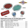 LENS RED CATEYE DASH REPL