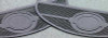 F/BOARD HD PADS (2) BLACK