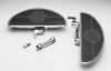 Custom Chrome Oval  -Shaker - Floorboards For Harley Softail Models 84-14