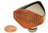 Jammer Marker Lights Turn Signals Chrome with Amber Lens Red Lens Fit For Harley