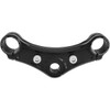 RSD #0208-2104-B - Top Triple Clamp - Gloss Black - With Riser Holes