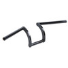 Custom Chrome 1" Handlebar Z-Bar Chrome Matte Black Fits For Harley Chopper Bobber Softail Dyna Sportster Chrome