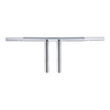 CHROME 1-1/4" T-BAR10" RISE