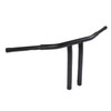 Custom Chrome 14" Rise 1-1/4"T-Bar Handlebars Bar Matte BlackFits For Harley Softail Chopper Custom Black