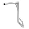 PEARLY CHROME1-1/4" BANDITS HANDLEBAR18" R;DRILLED;KNURLED