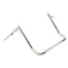 Custom Chrome 1-1/4" Fat Handlebar 18" Rise Ape Hanger Bar Matte Black Chrome Fit For Harley Touring Bagger