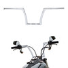 Santee 12" Rise Adjustable Ape Handlebar Matte Black Chrome Fit For Harley Sportster Softail