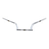 Santee 12" Rise Adjustable Ape Handlebar Matte Black Chrome Fit For Harley Sportster Softail