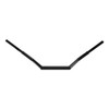 Santee 1-1/4" Low Rise Z Bar 10" Rise Handlebar Chrome Gloss Black Fit For Harley Road Glide Road King