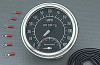 Custom Chrome Speedometer with 2240:60 Ratio Fit For Harley FL 1981-1984 FXWG 1984-1986
