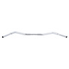 CHROME 1-1/4" FAT BEACH BAR 3.5" R;DRILLED;DIMPLED;KNURLED
