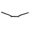 Jammer Gloss Black 1" Fat 4 - Rise 60's Handlebar Without Indent Fit For Harley 1" Clamp
