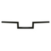 Jammer Gloss Black 1" Fat 4 - Rise 60's Handlebar Without Indent Fit For Harley 1" Clamp